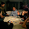 Cards + party lights = club experience poker